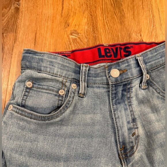 Levi’s Boys 511 Slim Flex Adjust. Waist Stretch Straight Jeans (Size: 16) EUC - Picture 6 of 16